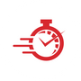 stopwatch showing how it works in seconds, fast